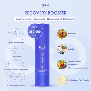 Gel Cấp Ẩm Phục Hồi Đa Tầng - SRX Recovery Booster 50ml - Căng Bóng Trẻ Hóa Làn Da