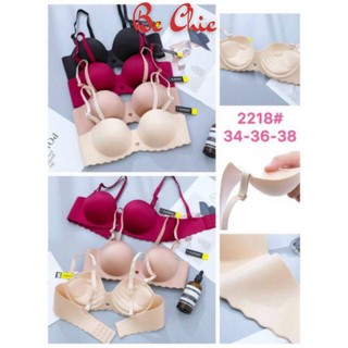 Áo Ngực Đúc Su Không Gọng Quả Ngang Đệm Bàn Tay Mã 2218 BC _CHIC LINGERIE