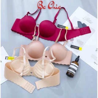 Áo Ngực Đúc Su Không Gọng Quả Ngang Đệm Bàn Tay Mã 2218 BC _CHIC LINGERIE