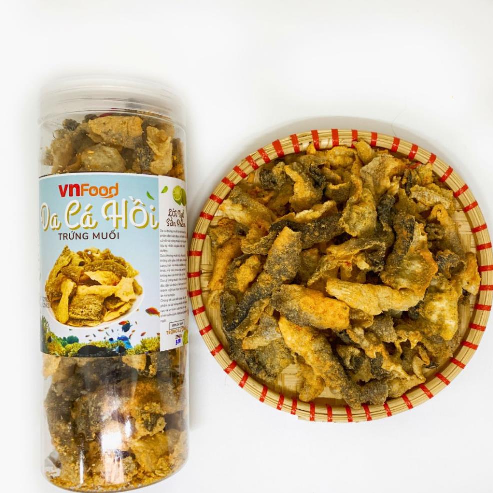 [ Hũ 300Gr ] Da Cá Trứng Muối Singapore Ngon Giòn Rụm VnFood
