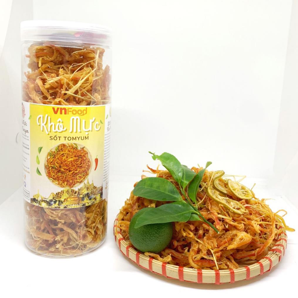 500Gr Khô Mực Sốt Tomyum Sốt Cay Thái Lan VnFood