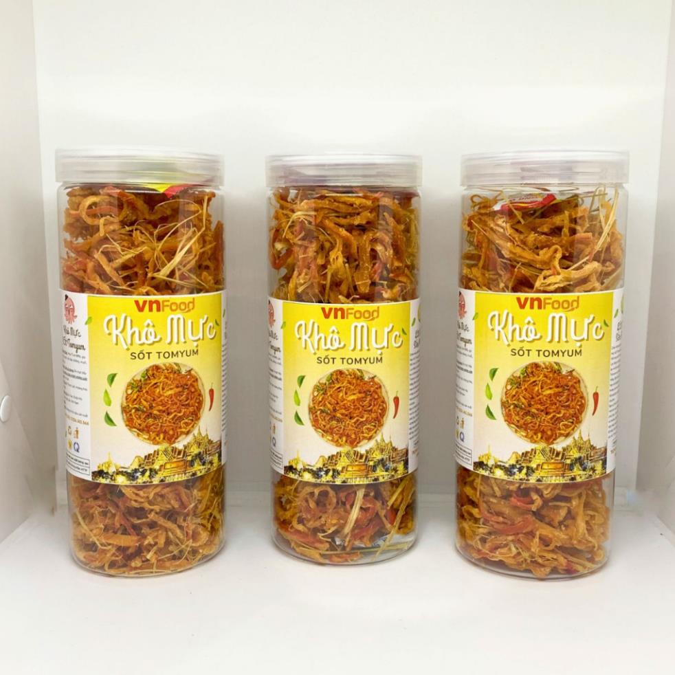500Gr Khô Mực Sốt Tomyum Sốt Cay Thái Lan VnFood