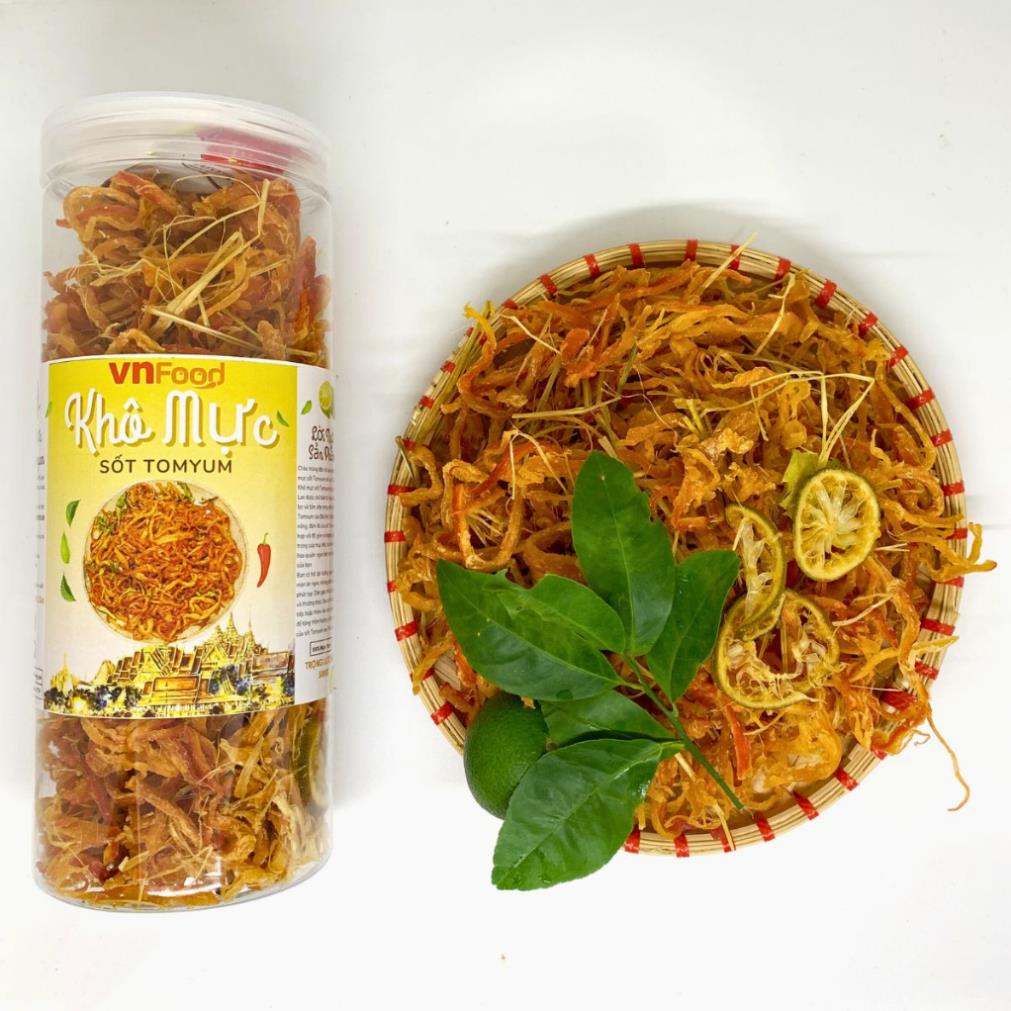 500Gr Khô Mực Sốt Tomyum Sốt Cay Thái Lan VnFood