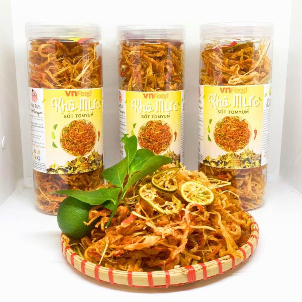500Gr Khô Mực Sốt Tomyum Sốt Cay Thái Lan VnFood