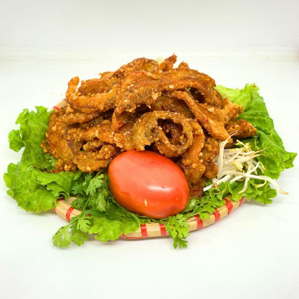 [ Hũ 400Gr ] Ba Rọi Chiên Giòn Sóc Mắm Tỏi Nguyên Miếng Nhà Làm VnFood