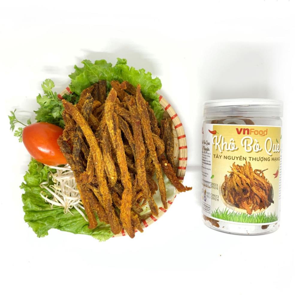 500gr Khô Bò Que Tây Nguyên Chuẩn Vị Đảm Bảo ATTP VnFood
