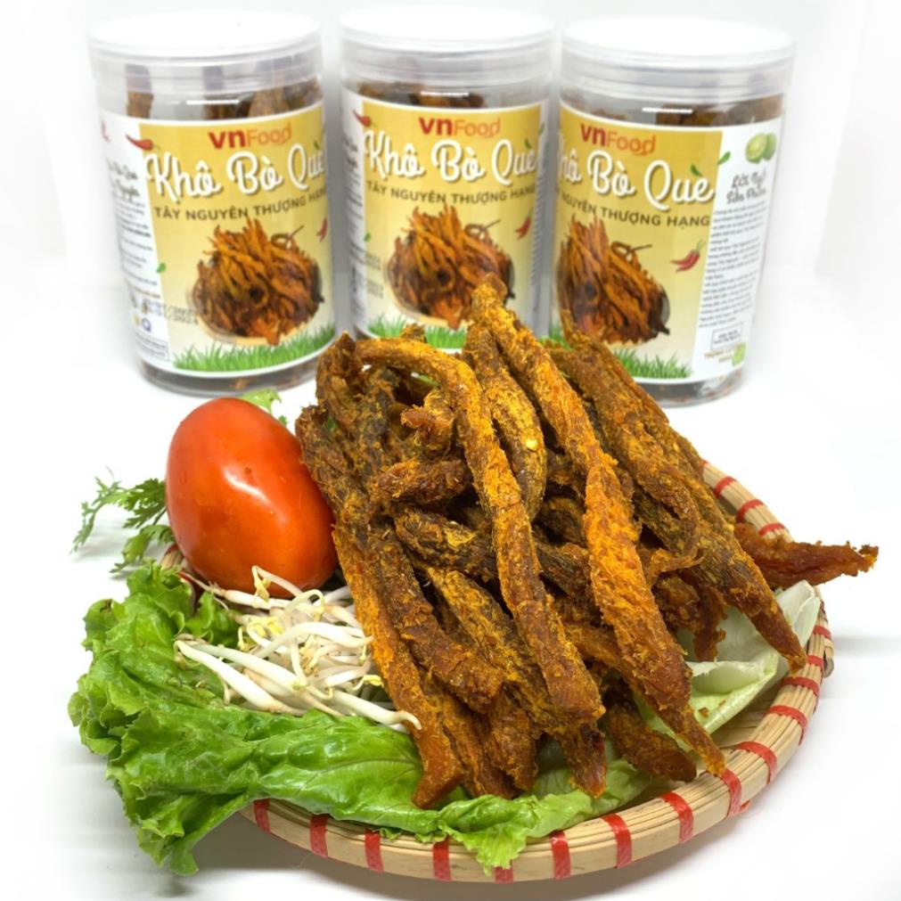 500gr Khô Bò Que Tây Nguyên Chuẩn Vị Đảm Bảo ATTP VnFood