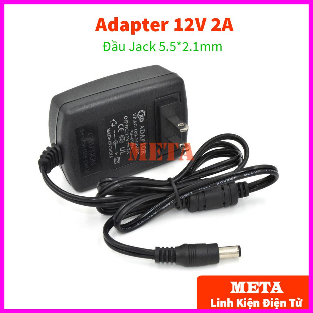 Nguồn Adapter 12V 2A Đầu Jack 5.5*2.1mm - Bộ chuyển đổi nguồn 12V 2A ...