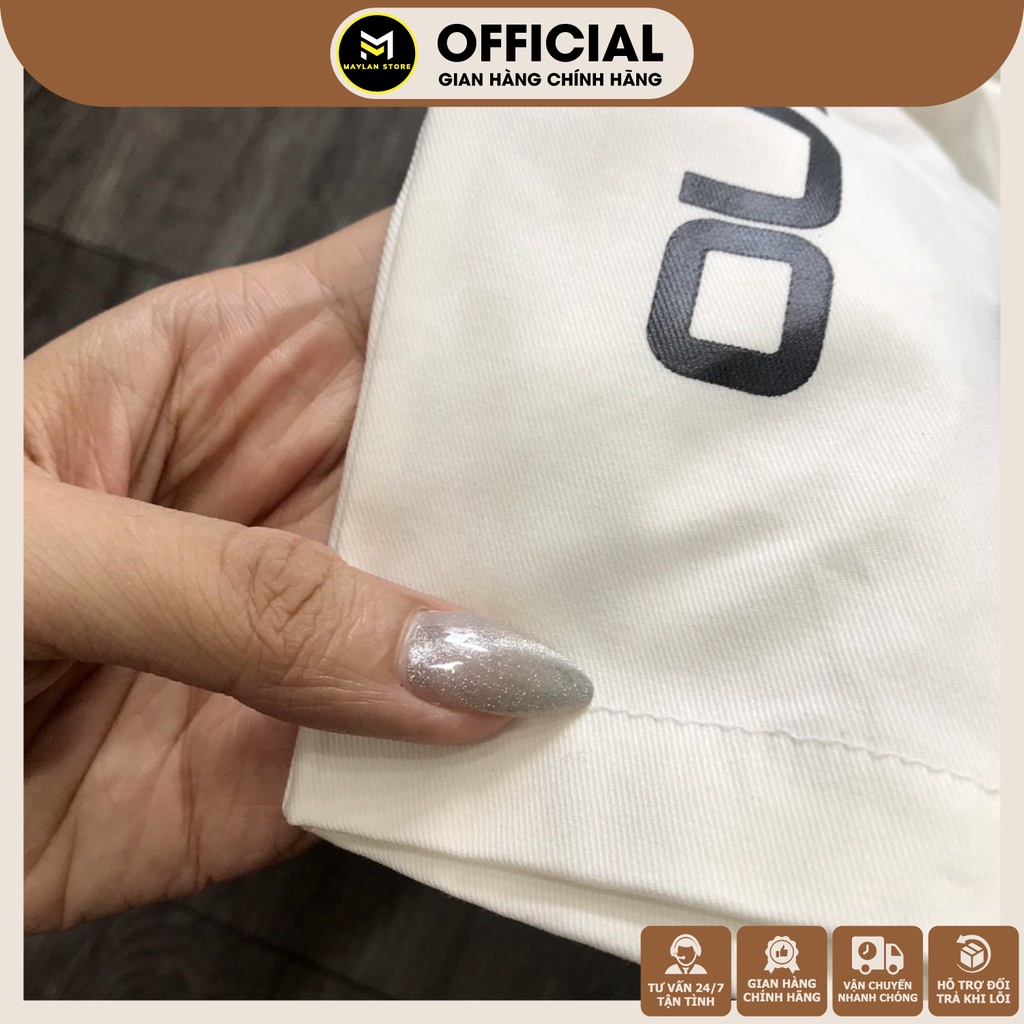 Quần Short Nam kaki In Chữ OUTERITY - vải kaki phong cách unisex streetwear