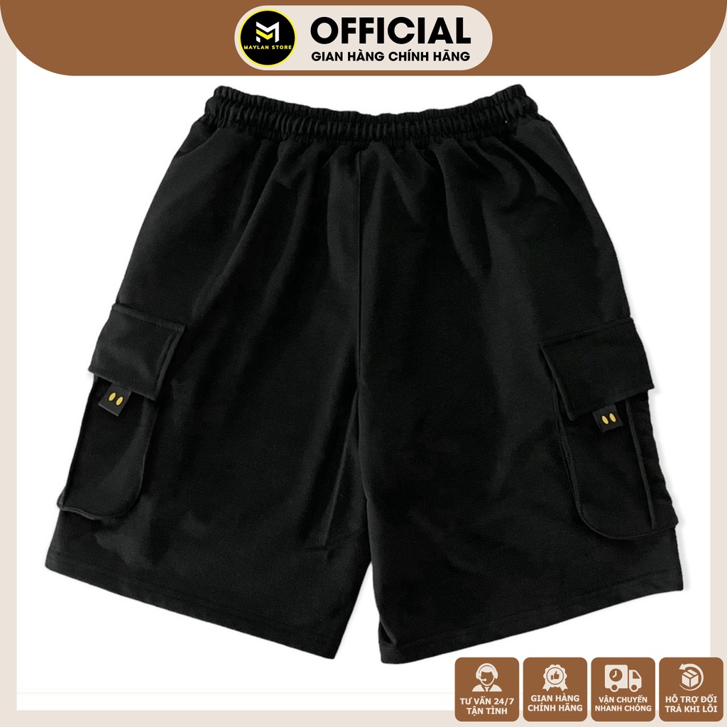 Quần Short Túi Hộp DREW chất Thun Nam Mềm Mịn, Thấm Hút Mồ Hôi, Năng động, Thoải Mái