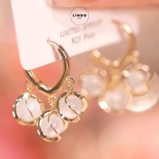 LD121 Bông Tai Thời Trang Nữ LINDO Thiết Kế Thanh Lịch Phong Cách Dễ Thương, Nữ Tính Thích Hợp Đeo Nhiều Dịp