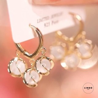 LD121 Bông Tai Thời Trang Nữ LINDO Thiết Kế Thanh Lịch Phong Cách Dễ Thương, Nữ Tính Thích Hợp Đeo Nhiều Dịp