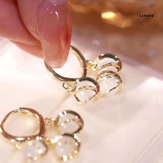 LD121 Bông Tai Thời Trang Nữ LINDO Thiết Kế Thanh Lịch Phong Cách Dễ Thương, Nữ Tính Thích Hợp Đeo Nhiều Dịp