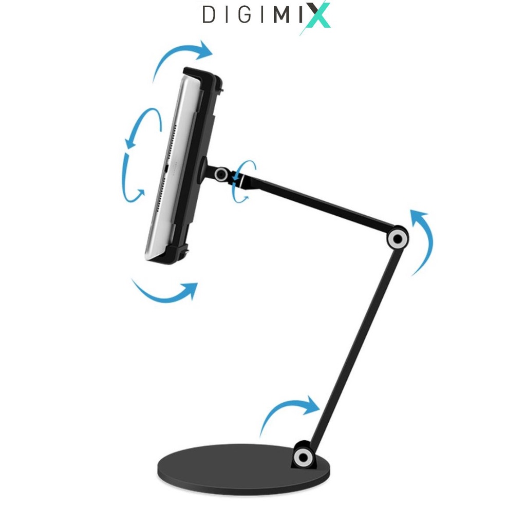 DIGIMIX | Giá Đỡ Kẹp Ipad, Máy Tính Bảng, Điện Thoại Để Bàn Cao Cấp ...