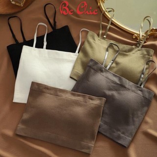 Áo bra 2 dây màu trơn kẻ sọc thời trang trẻ trung N99 BC_CHIC LINGERIE