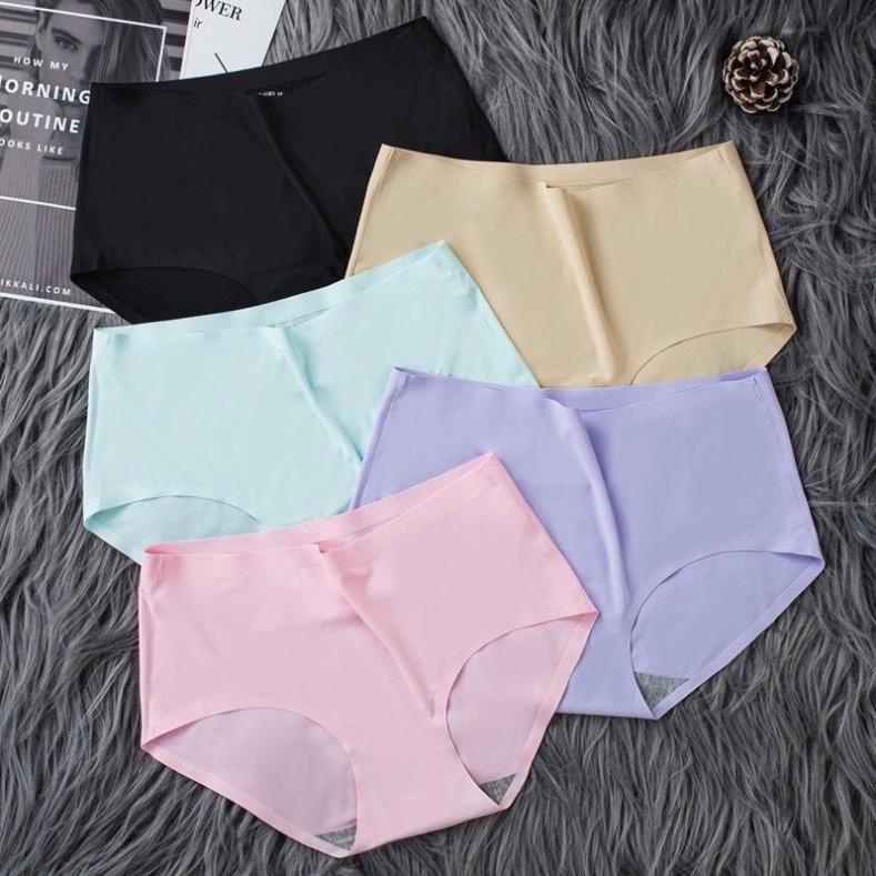 Quần Lót Nữ Đúc Su Thun Lạnh Không Viền Cao Cấp Kháng Khuẩn Không Đường May Máy rửa mặt insideshop.03