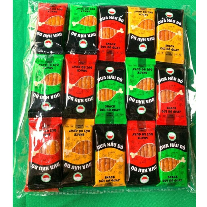 60 Gói Đùi Bò Quay Bà Tuyết Diamond Snack Cay Cay, Que Cay làm từ bột ...