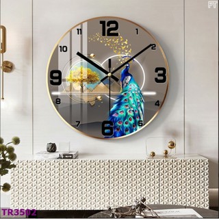 Đồng Hồ Tròn Tráng Gương In UV 5D Cao Cấp. Trang Trí Nhà Cửa,Phòng Khách,Decor Phòng vv...