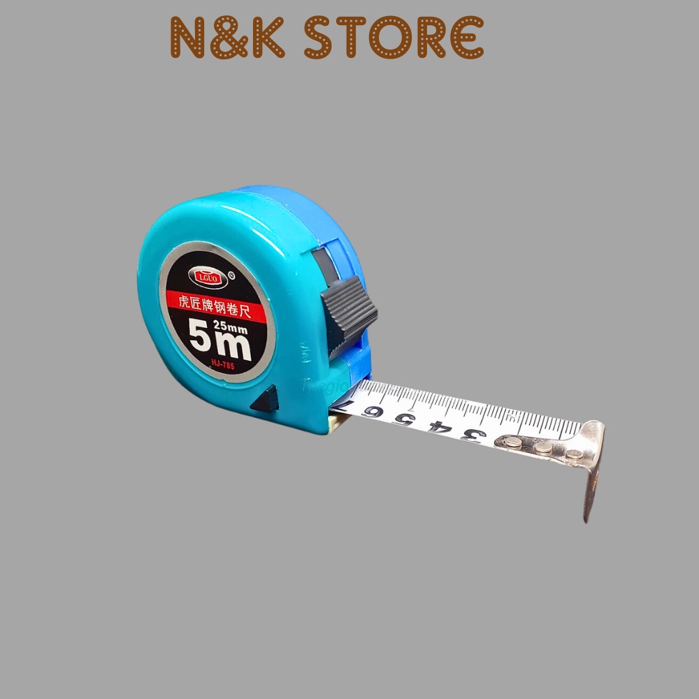 Thước mét, thước cuộn 5m 10m, thước rút Land bản đẹp số to