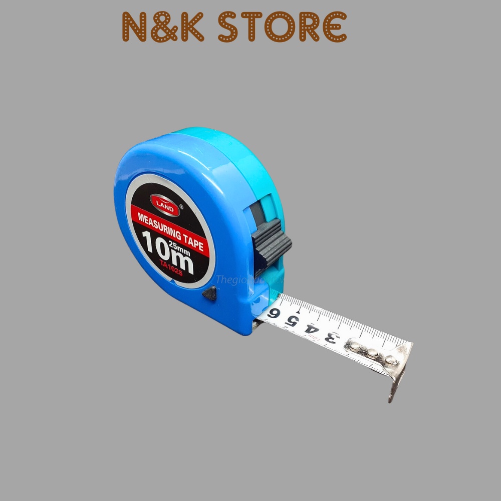 Thước mét, thước cuộn 5m 10m, thước rút Land bản đẹp số to