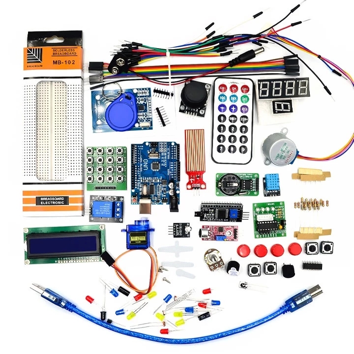 Combo Bộ KIT Học Tập Arduino Uno R3 V1 (Bộ Cơ Bản Không Hộp)