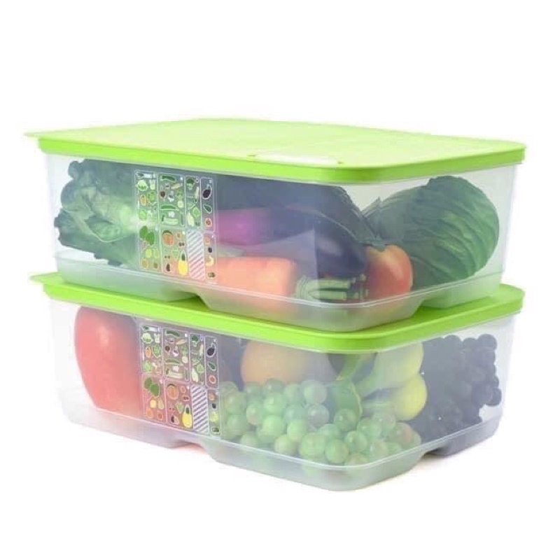 5 Tupperware FridgeSmart containers set, 9.9L 1.8L 4.4L great, produce fresh