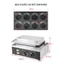 Vỏ bánh trứng tart 1650W kiểm soát nhiệt độ chính xác, bánh thơm ngon