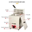 Bếp chiên nhúng dầu dùng Gas dung tích 6L nhiệt 60-300 độ