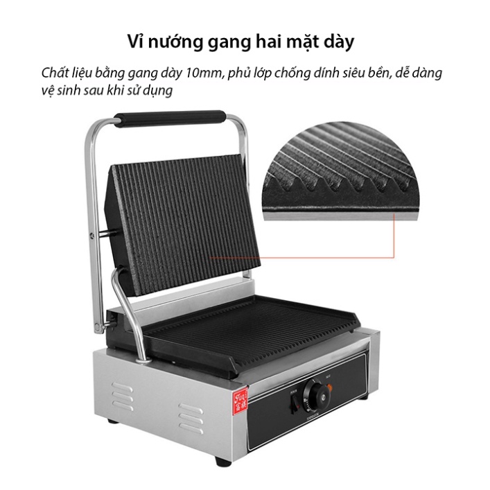 Máy nướng bánh mì 1800W kiểm soát nhiệt độ chính xác, bánh thơm ngon