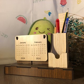 Lịch Gỗ Để Bàn 2026 - Lịch Lật Số Mini Trang Trí Decor - Hộp Bút Lịch 2026 - Quà Tặng Doanh Nghiệp