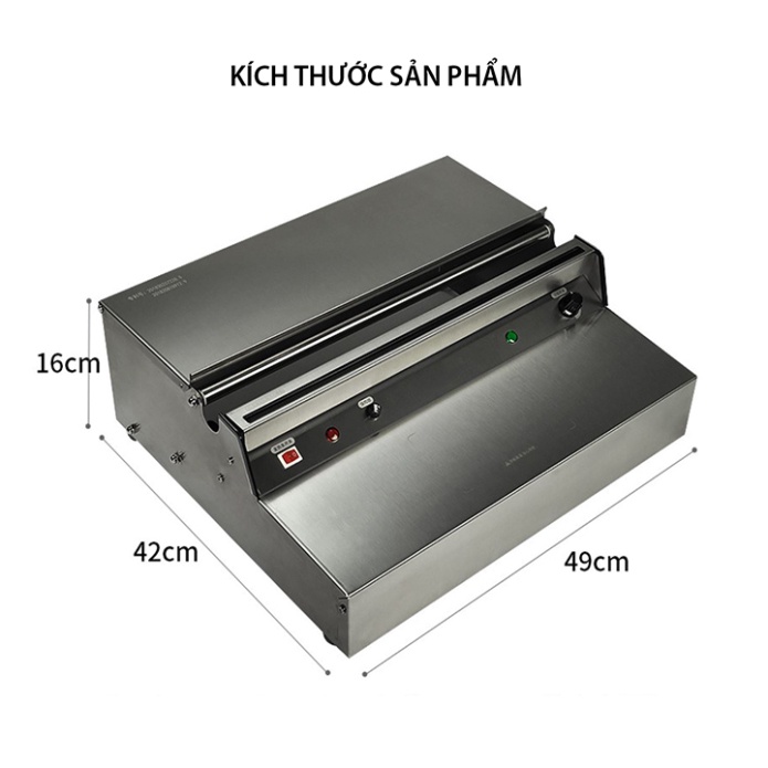 Máy bọc màng thực phẩm màng co HW450 Size 25-45Cm nâng cao hiệu quả công việc