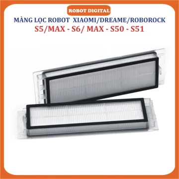 Phụ kiện robot hút bụi lau nhà Xiaomi Roborock S5, S5 Max, S6, S6 Max, S50, S51, Màng lọc hepa, Tấm lọc, Lọc Bụi /