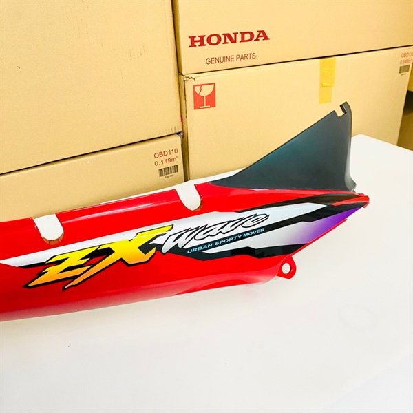 Sườn Phải Wave ZX Màu Đỏ Cờ *R263*M (Có Tem) Zin Honda