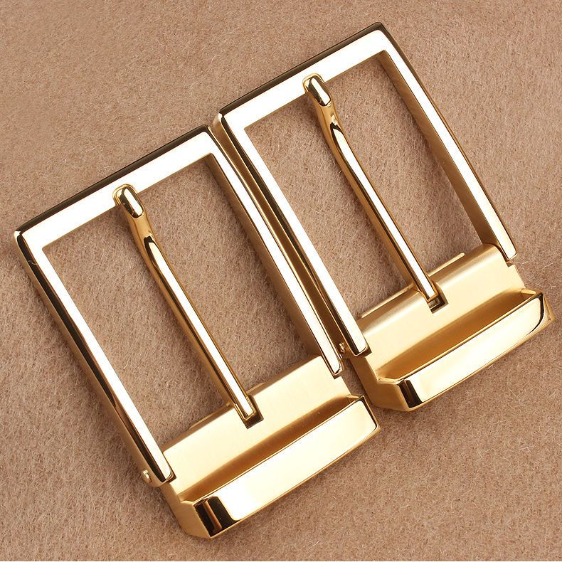 Đầu khóa kim inox nguyên chất nam 00516|Thép không gỉ chống dị ứng|Rộng trong 3.5cm|Phù hợp thân đai có lỗ|Phong cách kinh doanh casual cao cấp|Đầu khóa thay thế thắt lưng nam bền đẹp