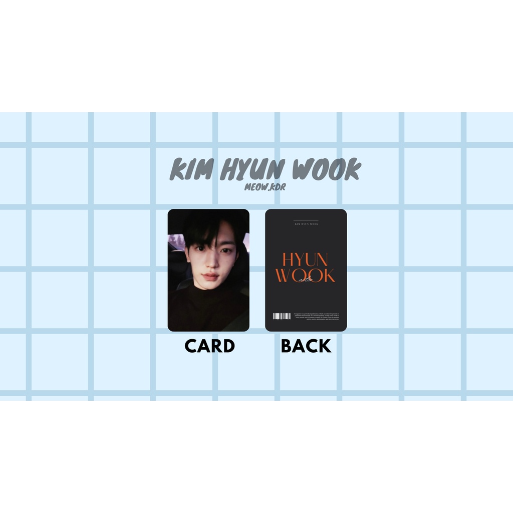 set card bo góc Kim Hyun Wook- Wong (Nghệ thuật săn quỷ nấu mì)