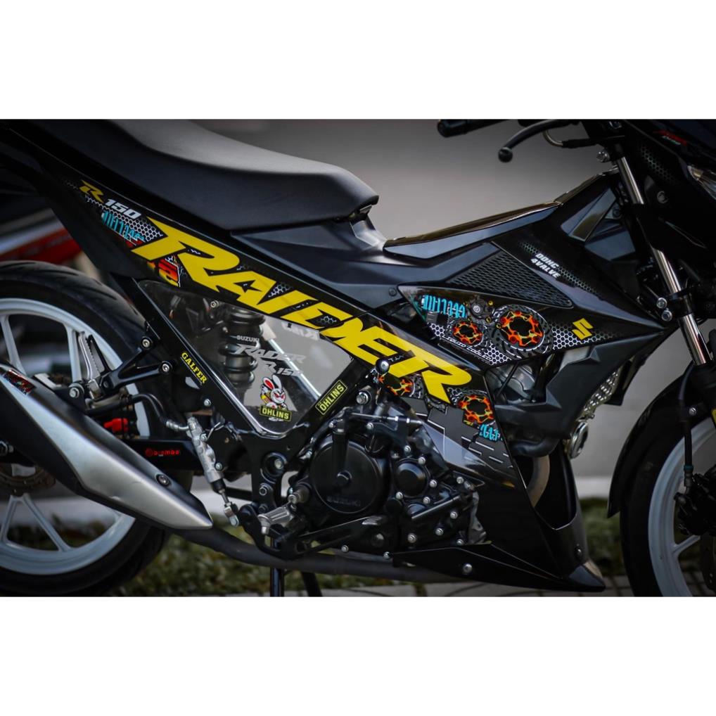 Tem rời Raider mẫu tổ ong đồ chơi xe siêu ngầu Quyen Decal - Phong ...