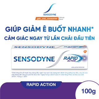 Kem đánh răng Sensodyne Rapid Action 100g giúp giảm ê buốt nhanh