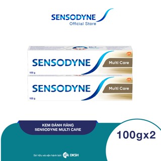 Bộ 2 Kem đánh răng Sensodyne Multi Care 100g giúp giảm ê buốt hiệu quả và giúp nướu chắc khỏe