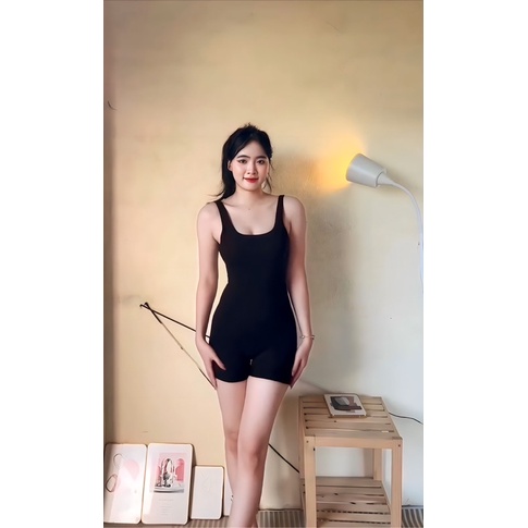 Jumpsuit Hai Dây Hở Lưng RANSHI SẴN ĐỆM NGỰC Ôm Sát Body Áo Liền Quần Chất Thun Tăm Lạnh Thoáng Mát Siêu Xinh
