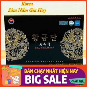 [FREESHIP] Viên an cung bổ não phòng ngừa đột quỵ, tai biến HWANG GEUM DAN Hàn Quốc, Hộp 30V (8818)