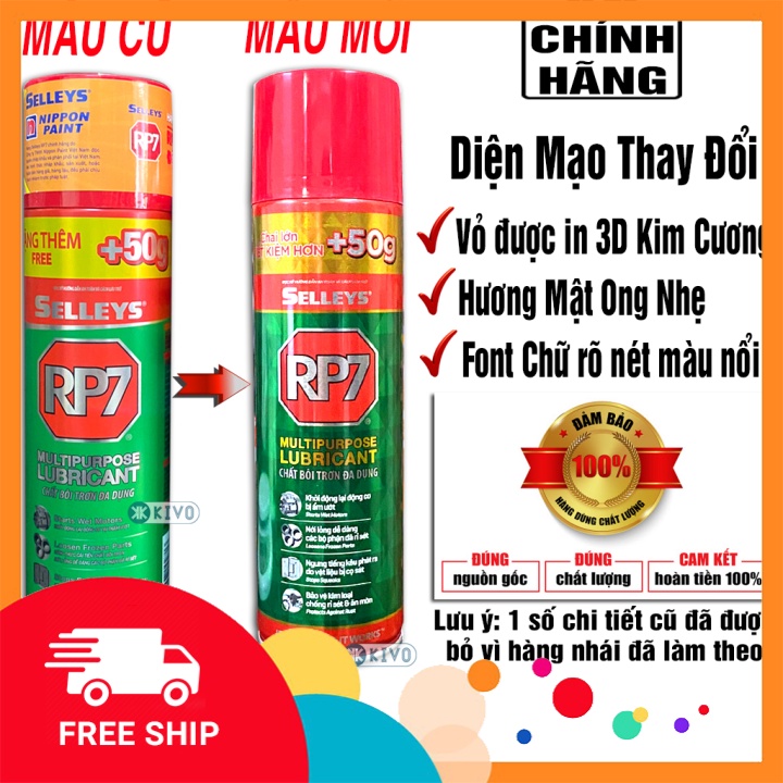 [Rửa xe hơi] Bình Xịt Tẩy Rỉ Sét Và Bôi Trơn RP7 CHÍNH HÃNG Selleys ...