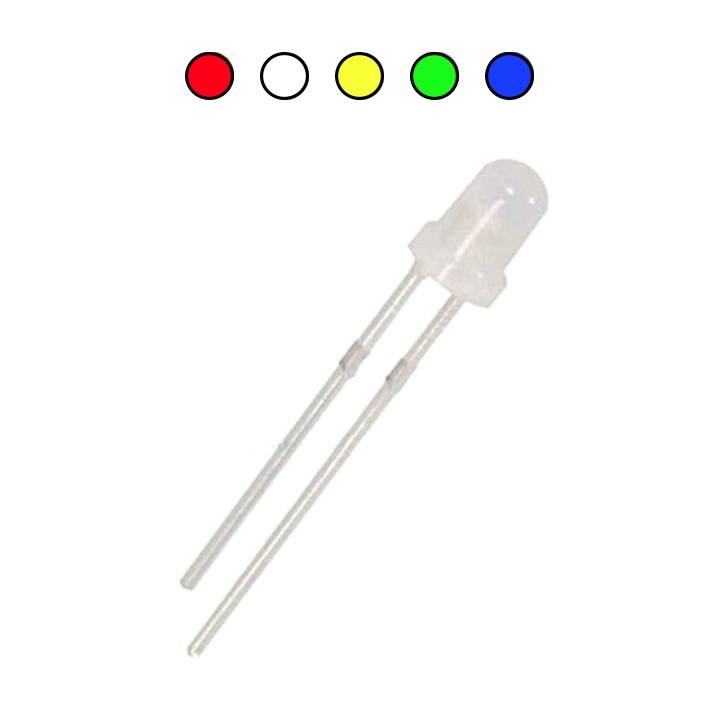 PN - LED Đục Phi 3mm - Gói 10 con | Shopee Việt Nam