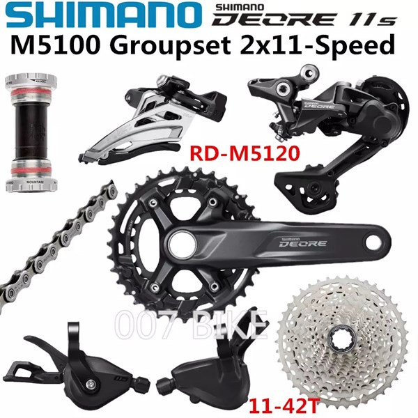 Groupset (bộ truyền động) SHIMANO Deore M5100 2x11 speed | Shopee Việt Nam