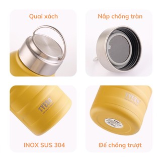 Bình giữ nhiệt Tyeso Larva 750-1000ml Fan House bình giữ nhiệt thể thao inox 304 chính hãng