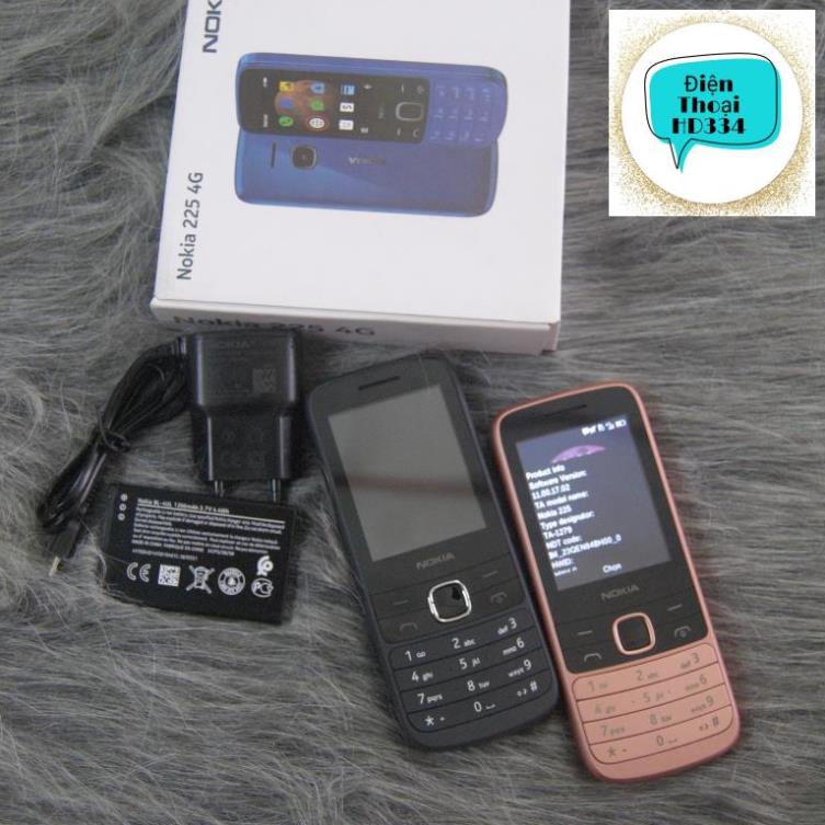 Full Box Điện Thoại Nokia 225 2020 Sóng 4g Chính Hãng 2 Sim BẢo