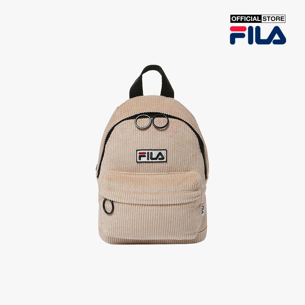 Balo unisex Fila phom chữ nhât Logo Fila FS3BPC6370F-CRM