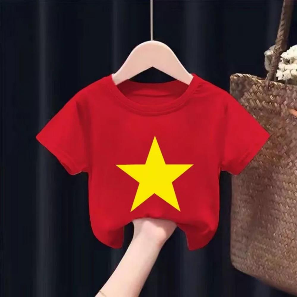 Áo cờ đỏ sao vàng trẻ em, người lớn