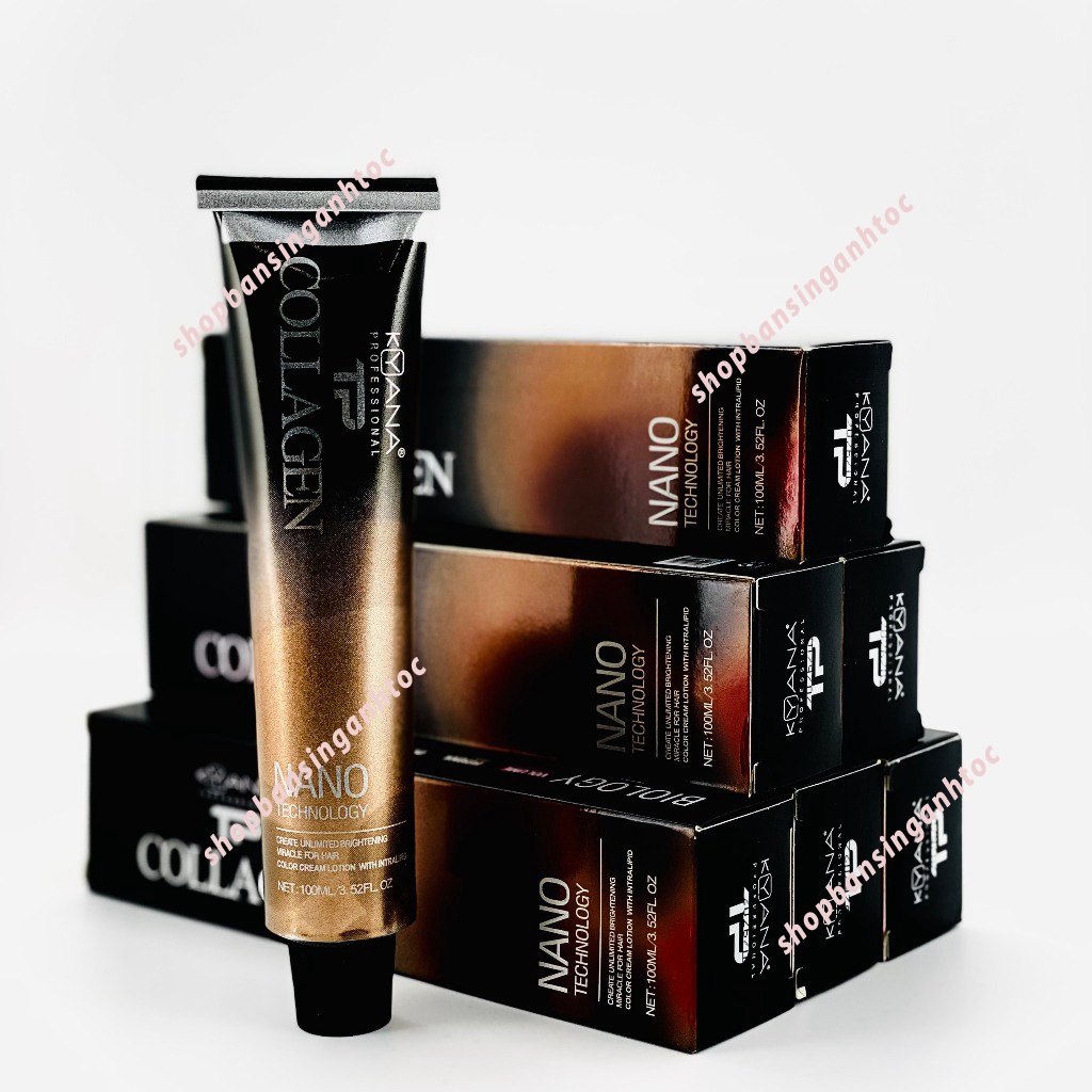[Thanh lý] Màu nhuộm tóc KYANA chuyên nghiệp salon 100ml (chưa kèm oxy)