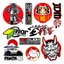 Set 8 - 13 Tem dán logo xe JDM size to siêu nét chính hãng decal không thấm nước công nghệ in MIMAKI