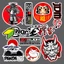 Set 8 - 13 Tem dán xe logo JDM size to siêu nét chính hãng decal không thấm nước công nghệ in MIMAKI